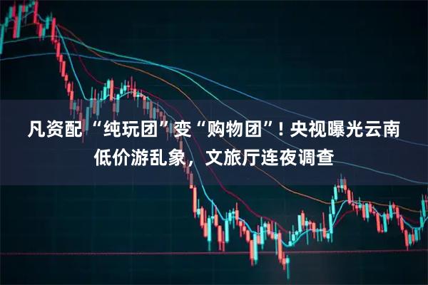 凡资配 “纯玩团”变“购物团”! 央视曝光云南低价游乱象，文旅厅连夜调查
